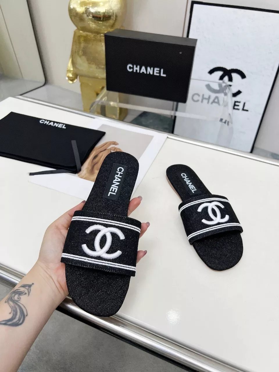 Minimalist 7284 Chanel Slippers For Women