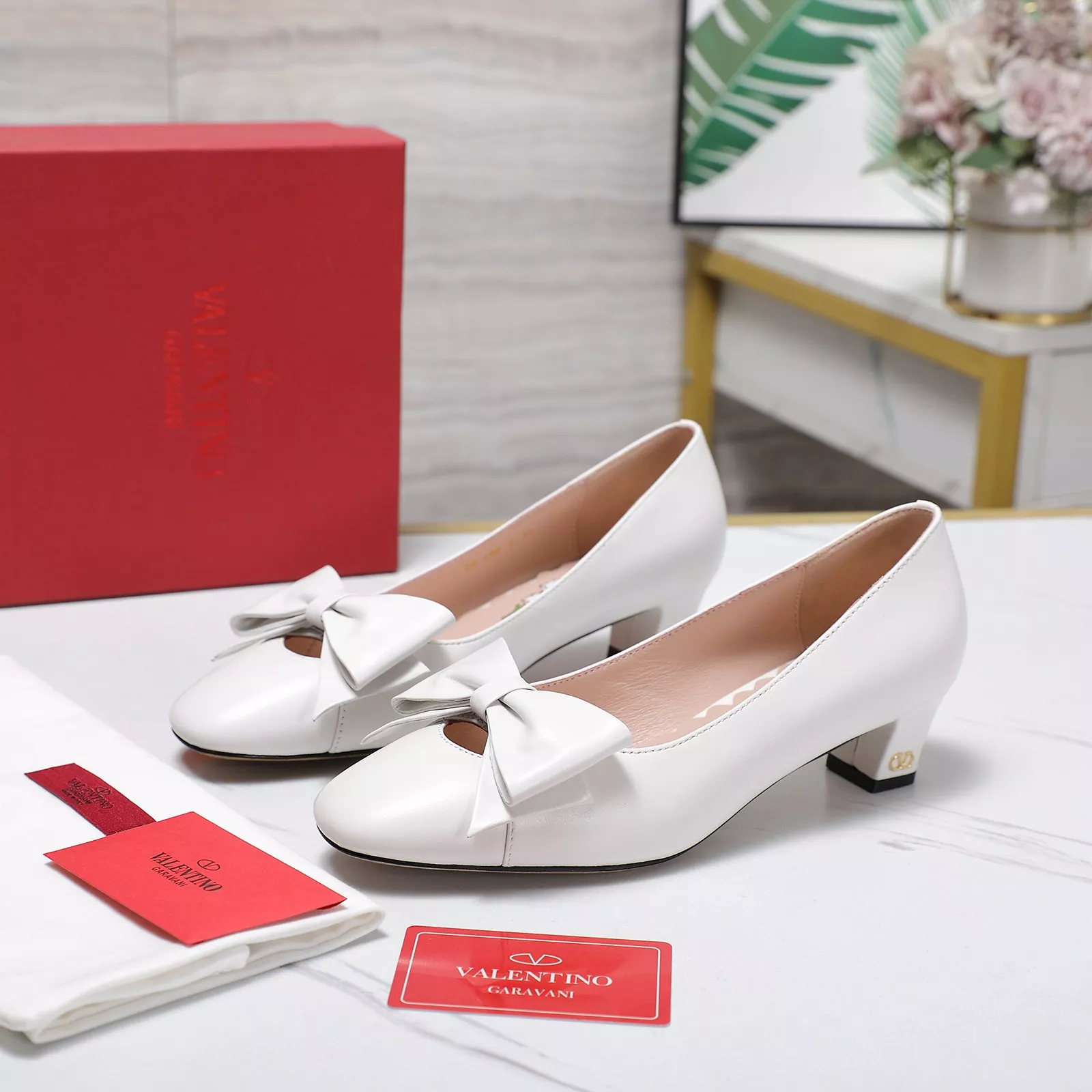 Minimalist 7324 Valentino High-Heeled Shoes For Women