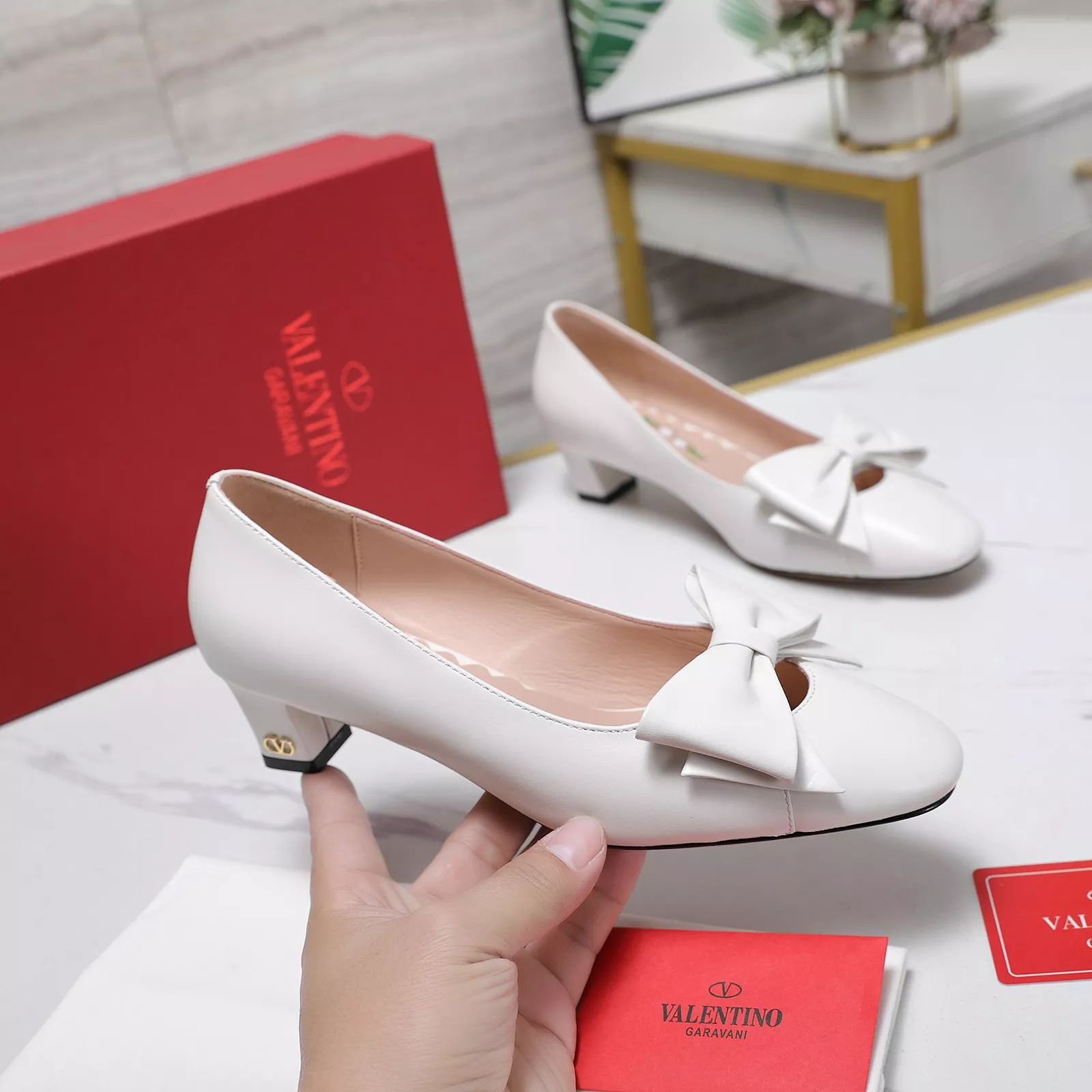 Minimalist 7324 Valentino High-Heeled Shoes For Women