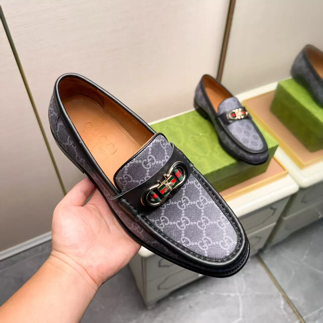 Minimalist 7337 Gucci Oxfords Shoes For Men