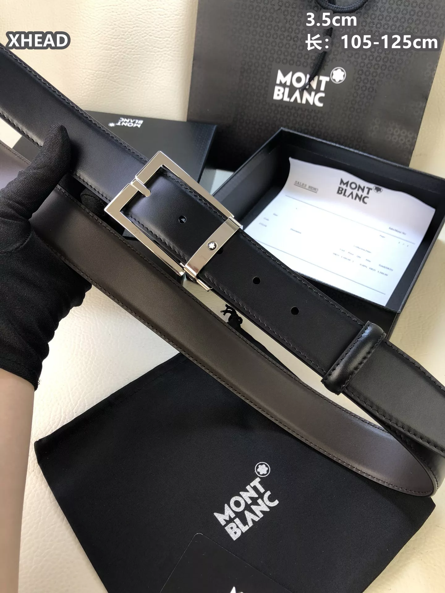 Minimalist 7693 Montblanc AAA Quality Belts For Men