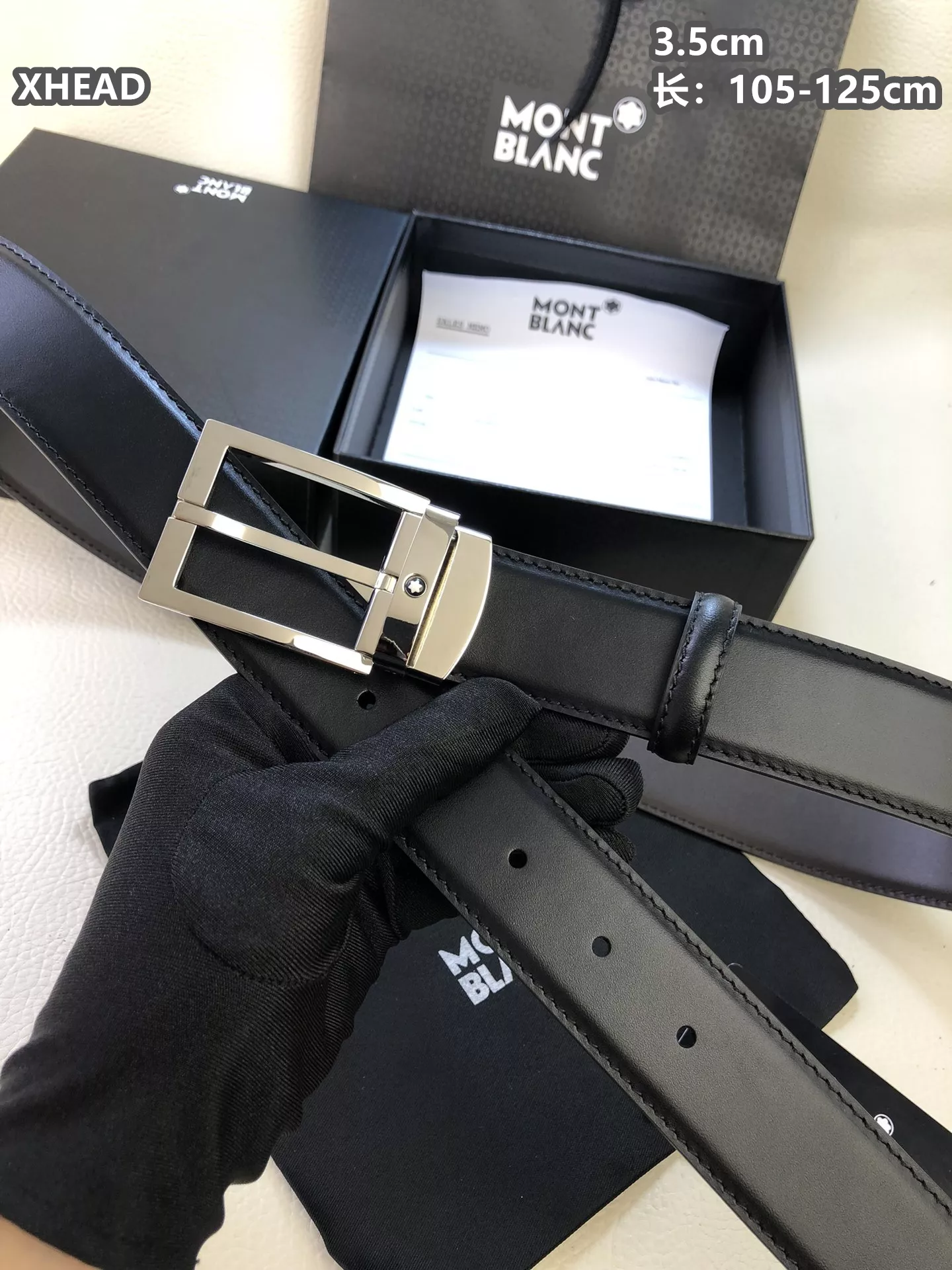 Minimalist 7693 Montblanc AAA Quality Belts For Men