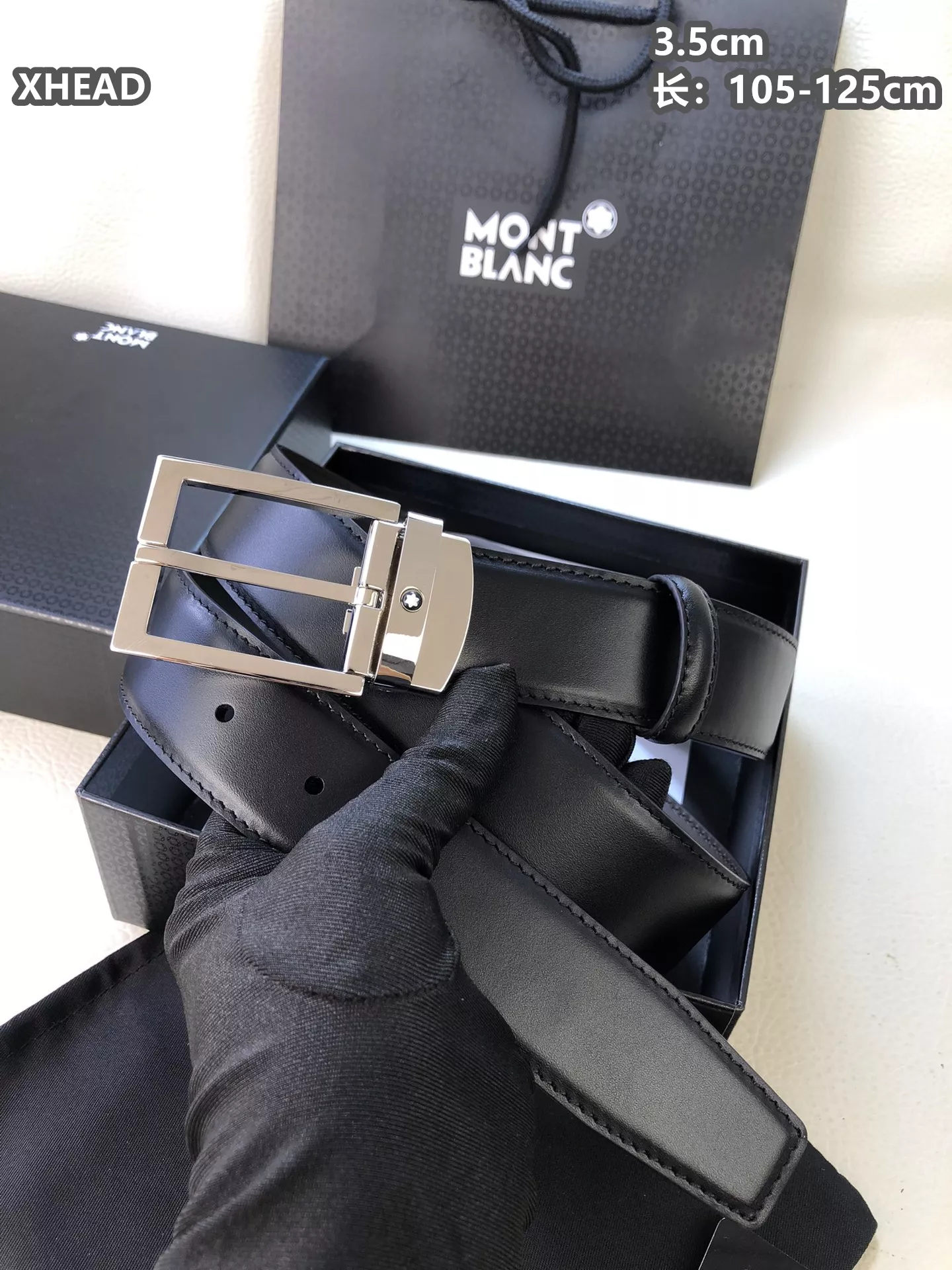Minimalist 7693 Montblanc AAA Quality Belts For Men