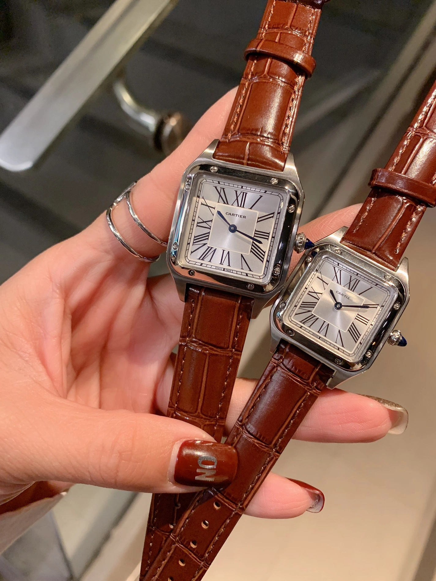 Minimalist 8027 Cartier AAA Quality Watches In Silver For Women