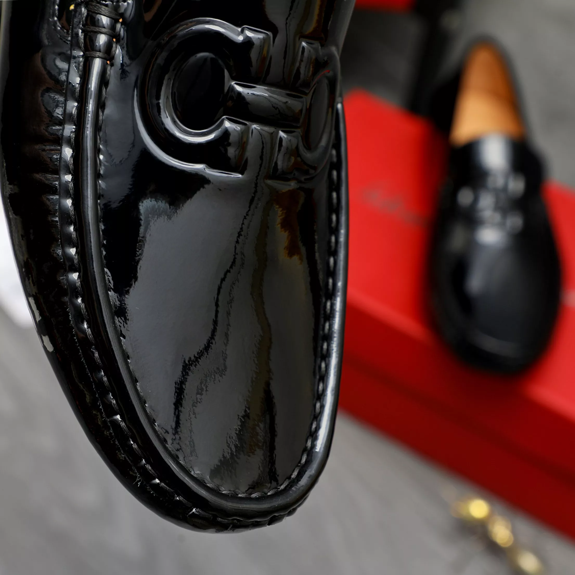 Minimalist 8887 Salvatore Ferragamo Leather Shoes For Men