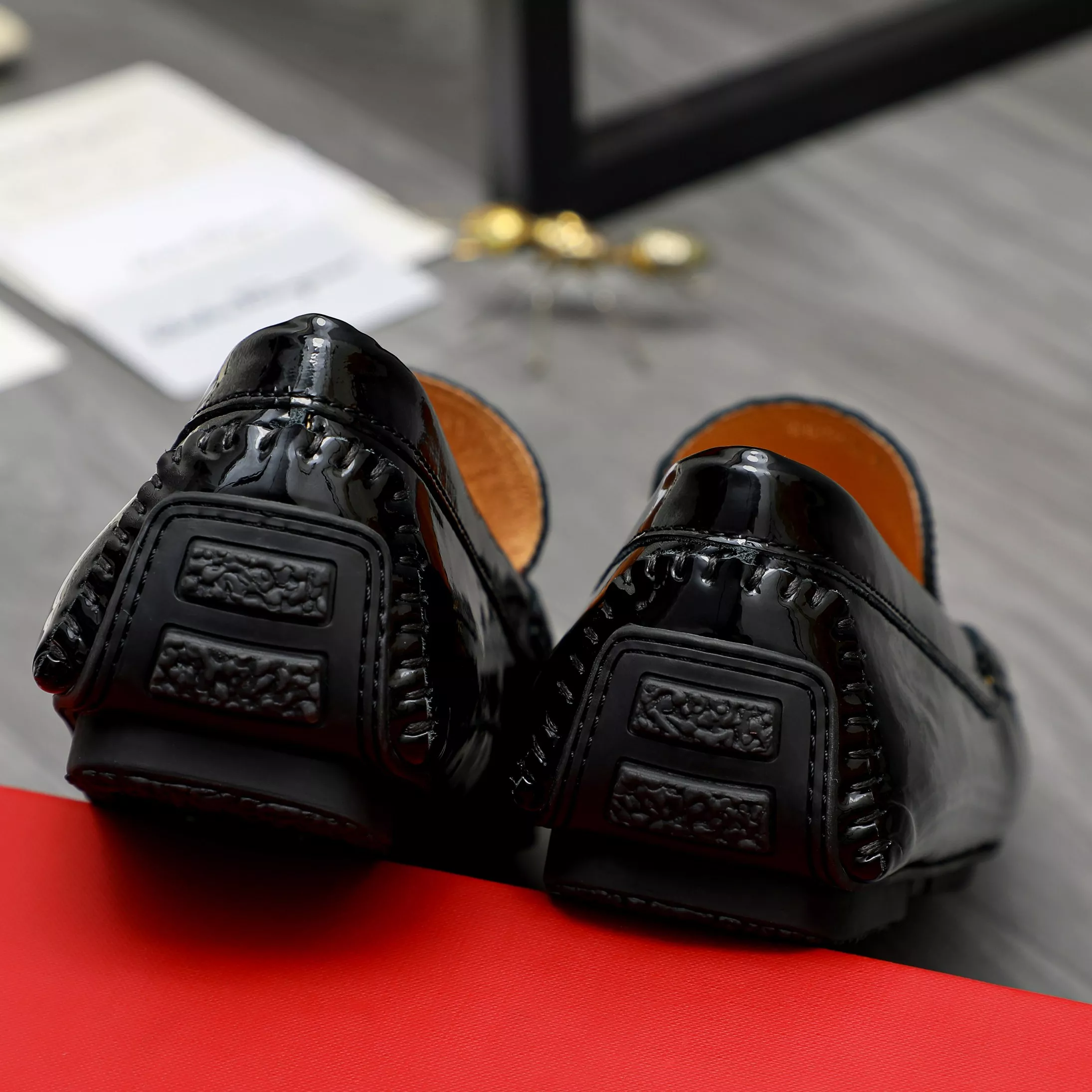 Minimalist 8887 Salvatore Ferragamo Leather Shoes For Men