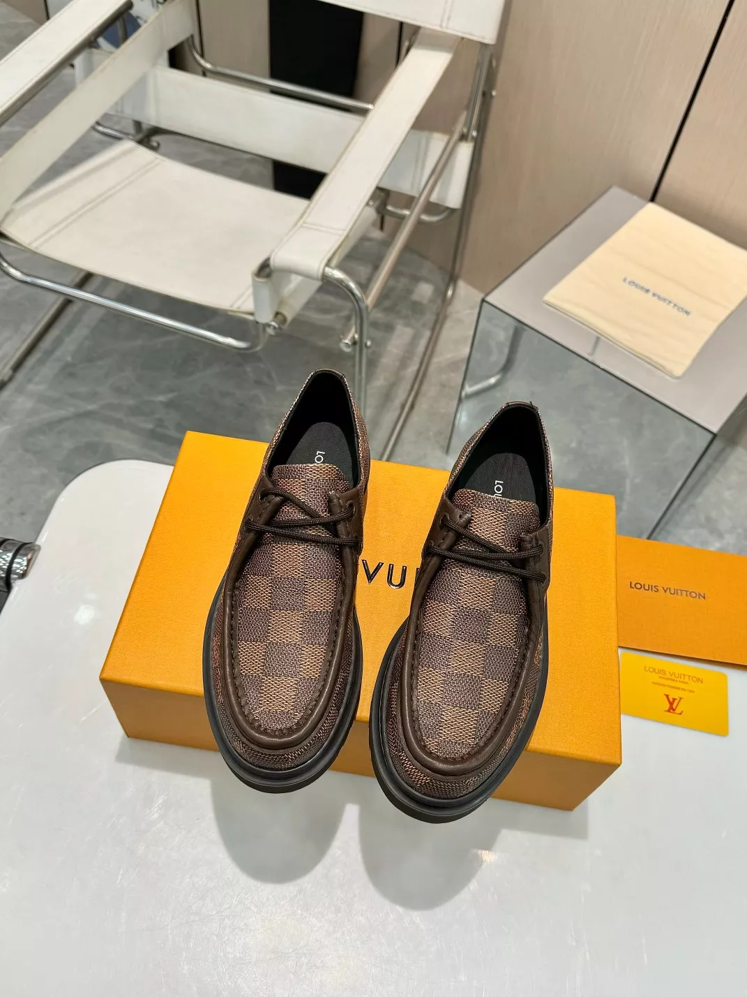 Minimalist 9265 Louis Vuitton LV Oxfords Shoes For Men