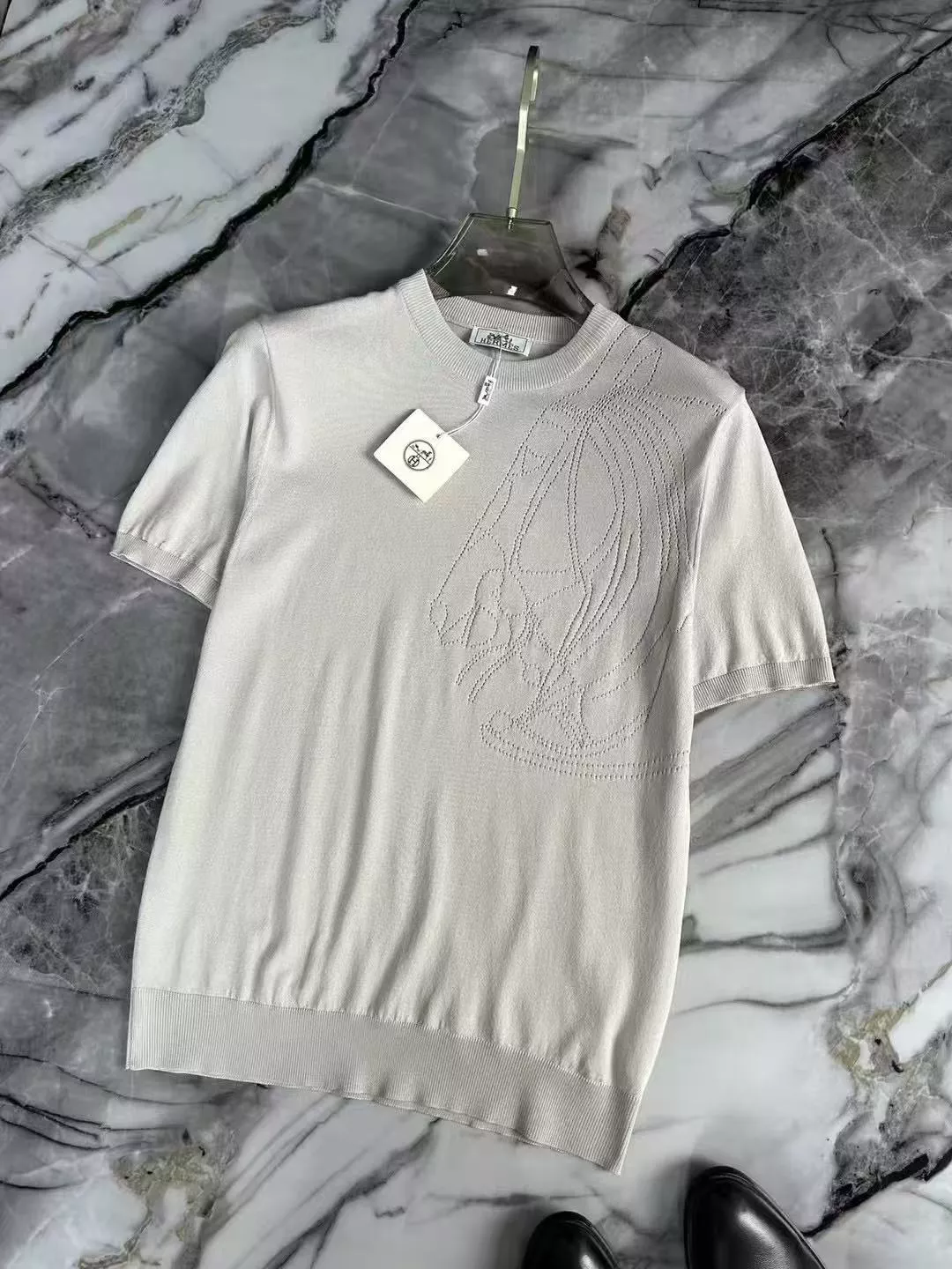 Minimalist 9313 Hermes T-Shirts Short Sleeved For Men
