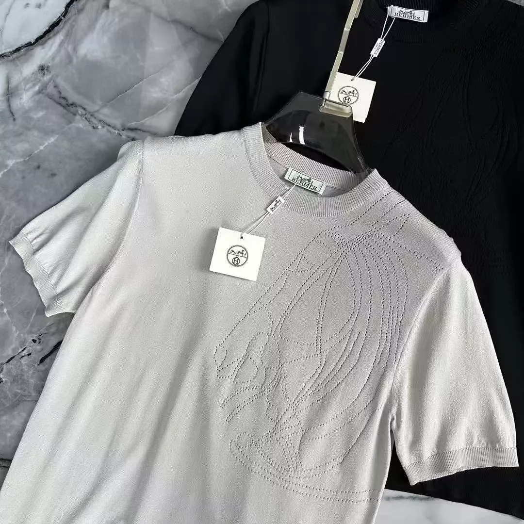 Minimalist 9313 Hermes T-Shirts Short Sleeved For Men