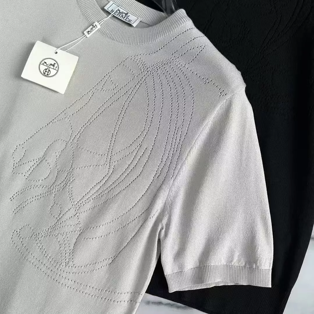 Minimalist 9313 Hermes T-Shirts Short Sleeved For Men