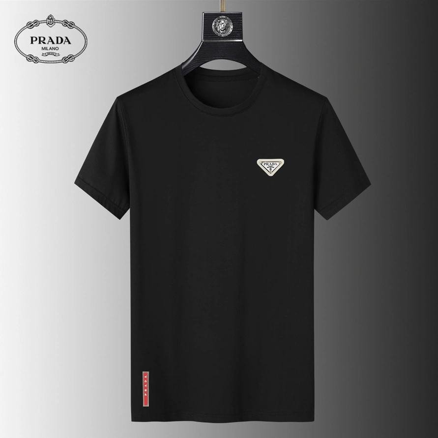 Minimalist 9316 Prada T-Shirts Short Sleeved For Men