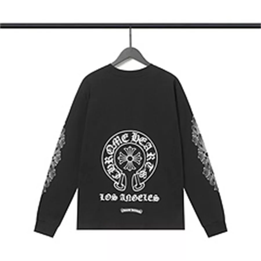 Minimalist 9383 Chrome Hearts T-Shirts Long Sleeved For Men