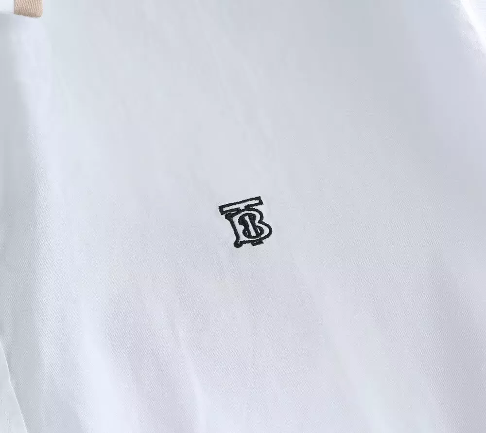 Minimalist 9490 Burberry Shirts Short Sleeved For Men