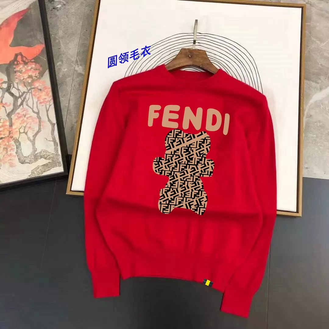 Minimalist 971 Fendi Sweaters Long Sleeved For Men