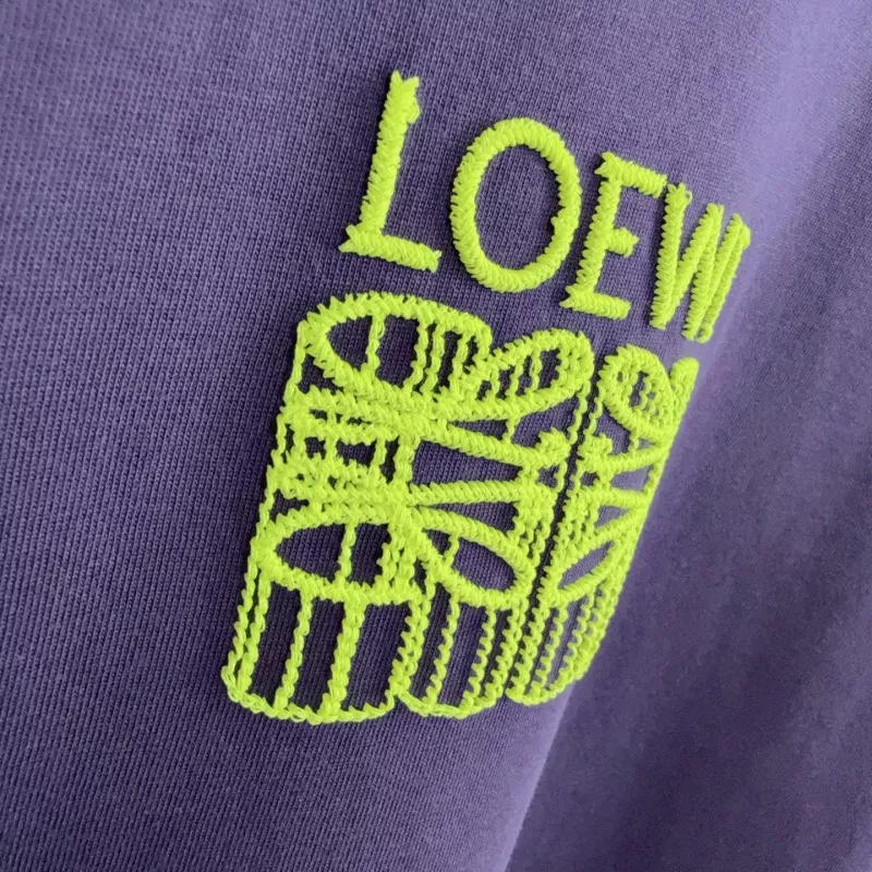 Minimalist 9754 LOEWE T-Shirts Short Sleeved For Unisex
