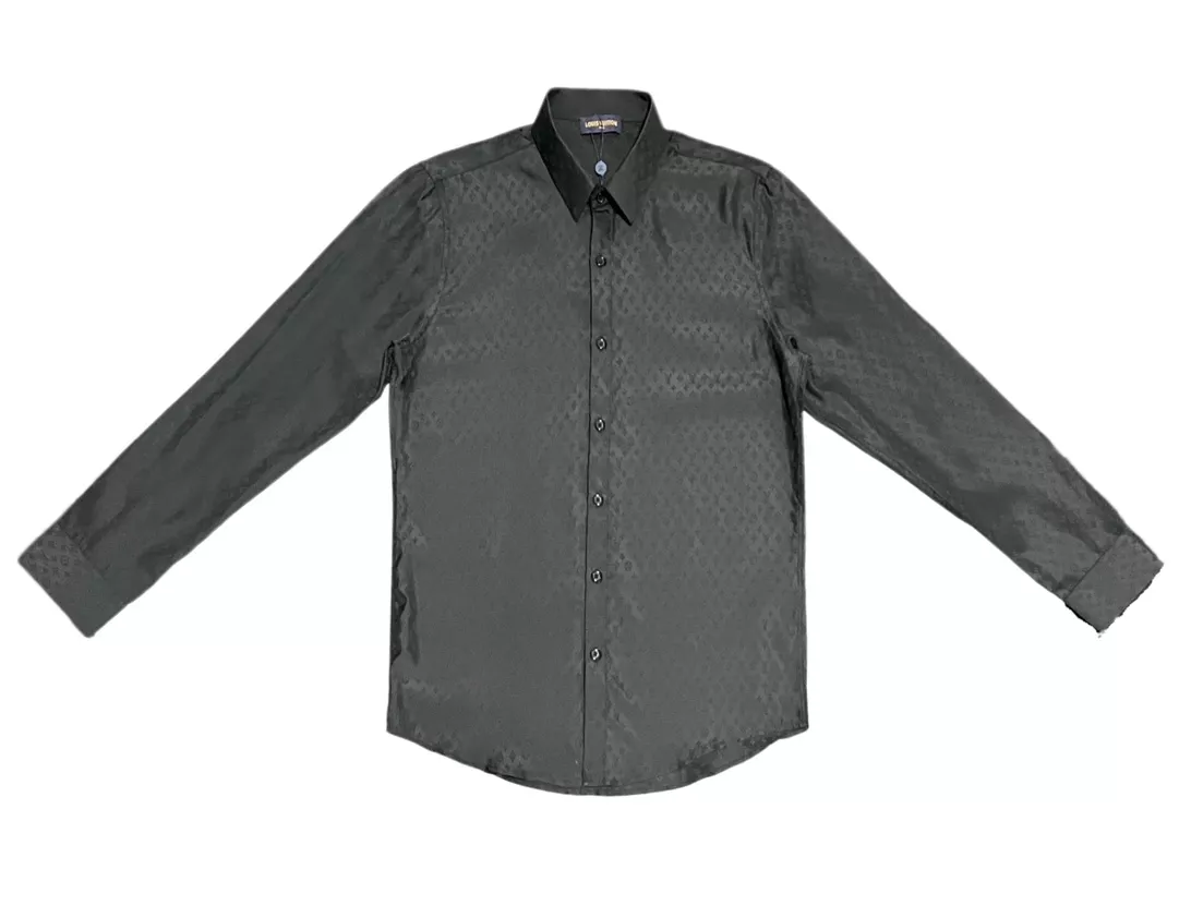 Minimalist 9892 Louis Vuitton LV Shirts Long Sleeved For Men