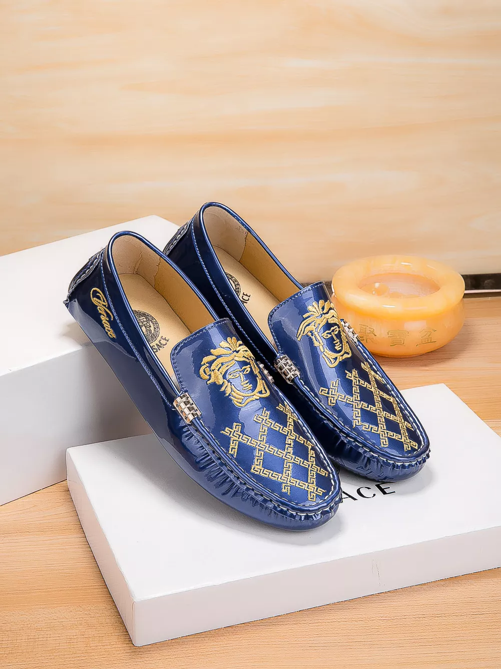 Modern 1013 Versace Leather Shoes For Men