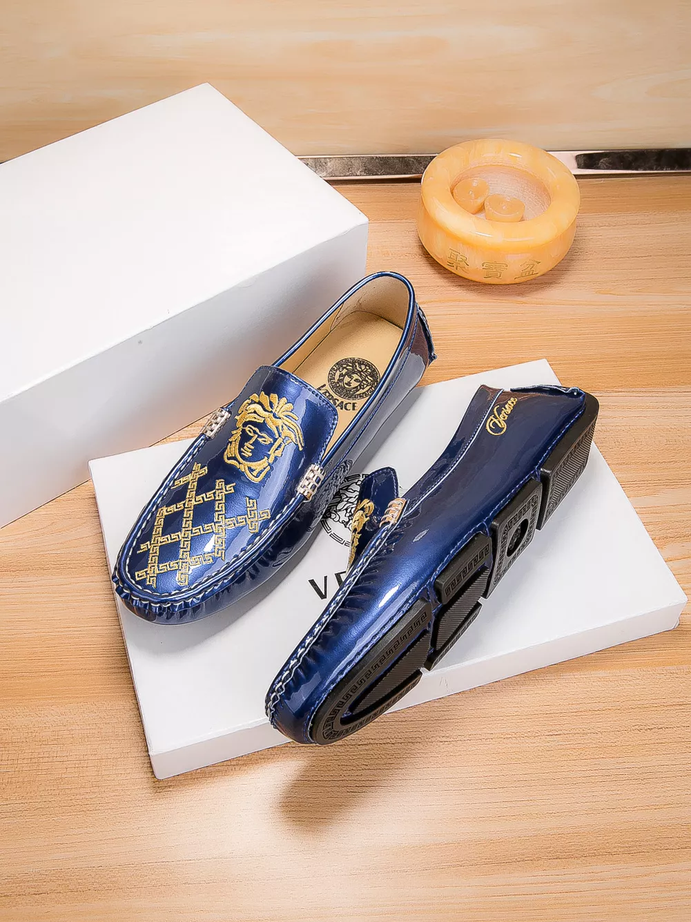 Modern 1013 Versace Leather Shoes For Men