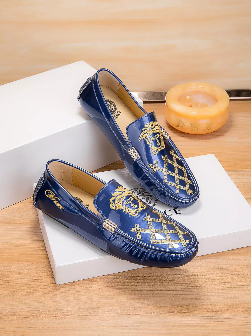 Modern 1013 Versace Leather Shoes For Men