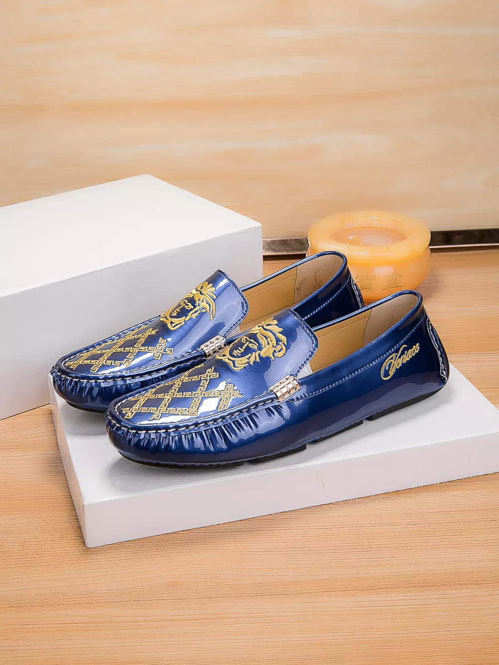 Modern 1013 Versace Leather Shoes For Men