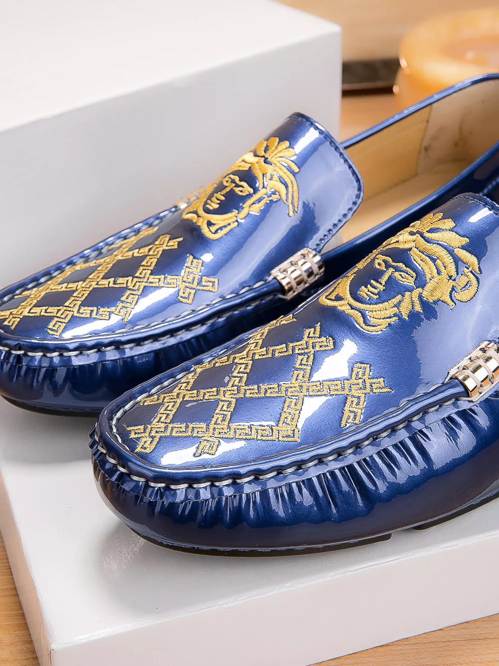 Modern 1013 Versace Leather Shoes For Men
