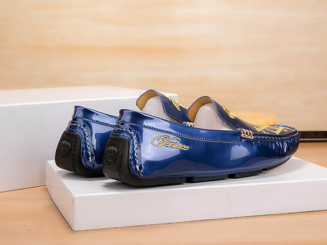 Modern 1013 Versace Leather Shoes For Men