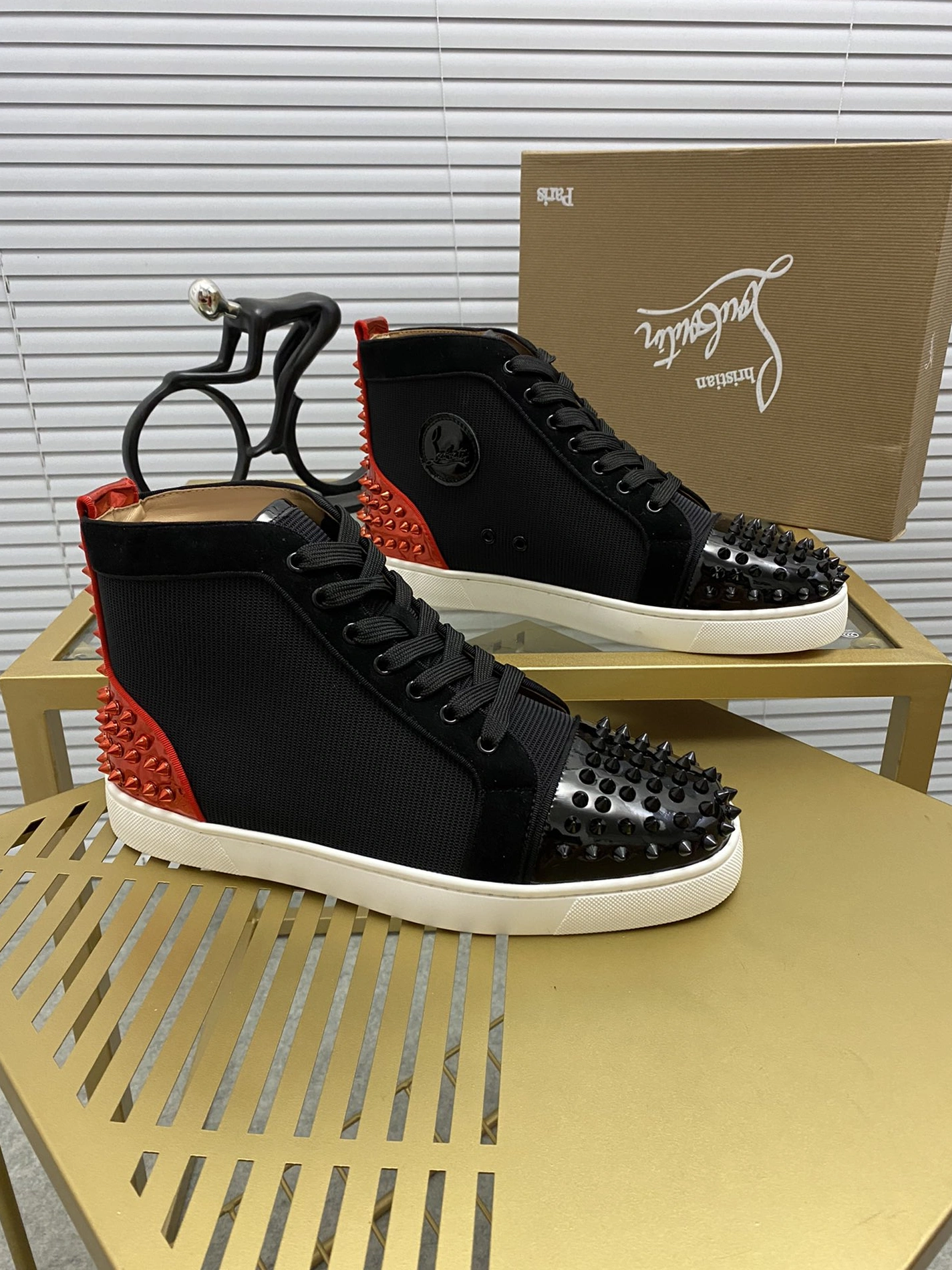 Modern 1042 Christian Louboutin High Tops Shoes For Men