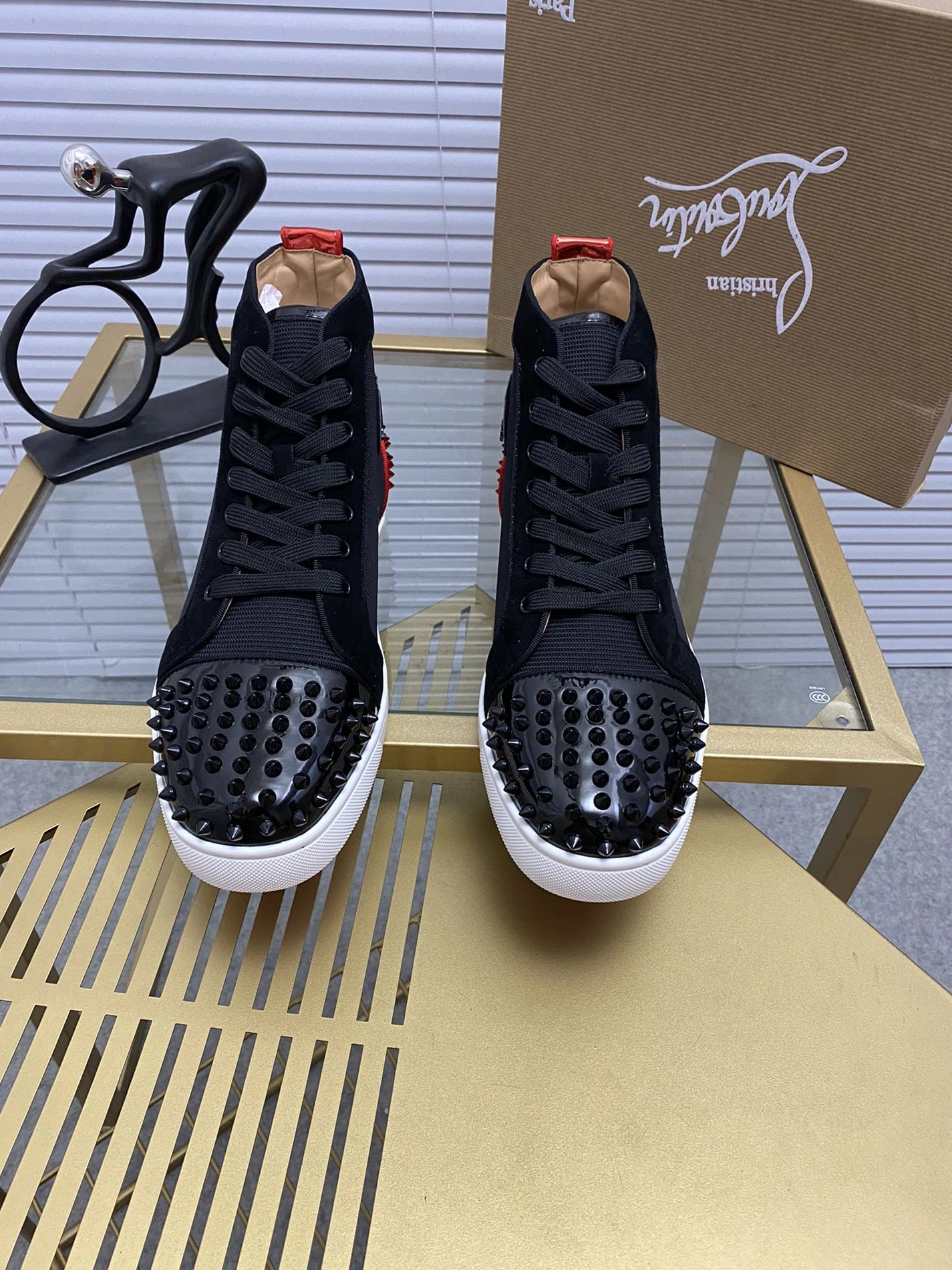 Modern 1042 Christian Louboutin High Tops Shoes For Men