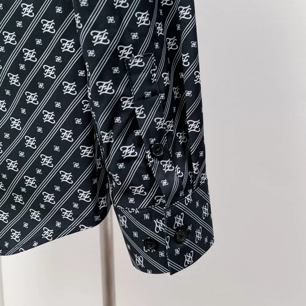 Modern 1411 Fendi Shirts Long Sleeved For Men