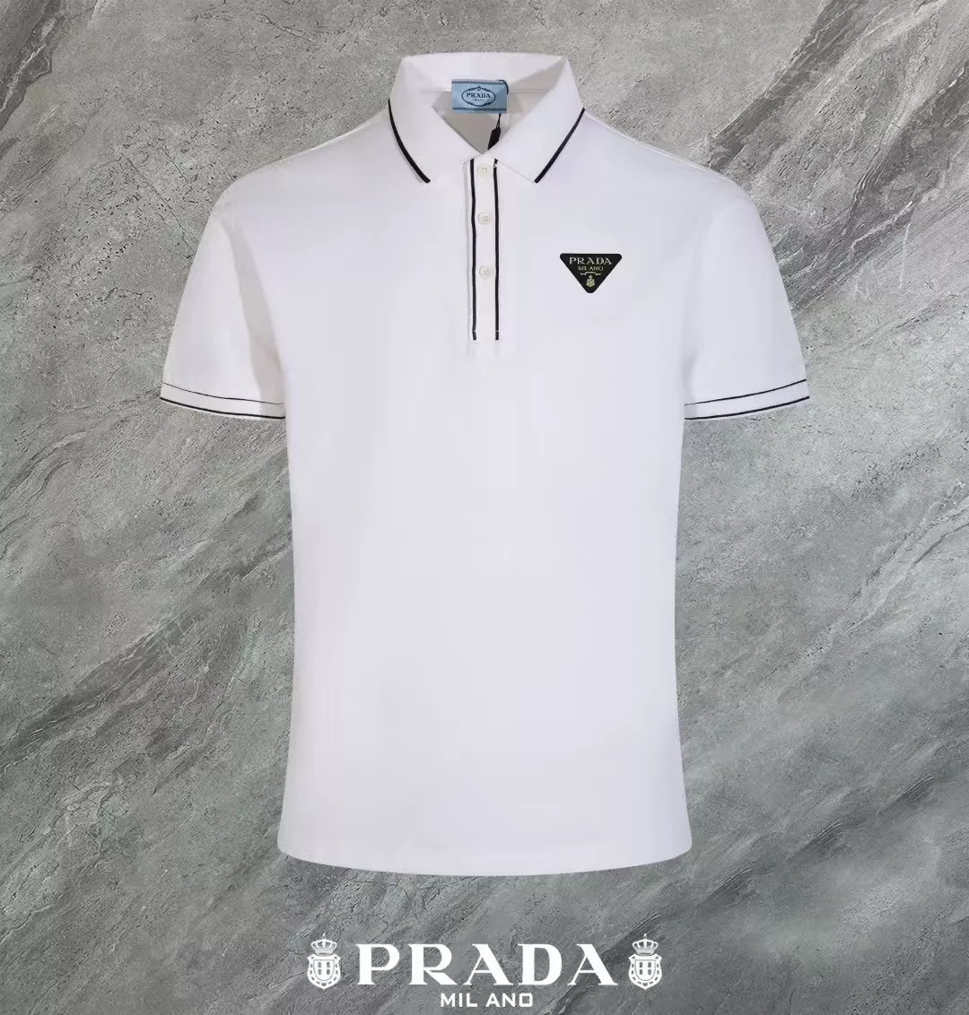 Modern 1438 Prada T-Shirts Short Sleeved For Men