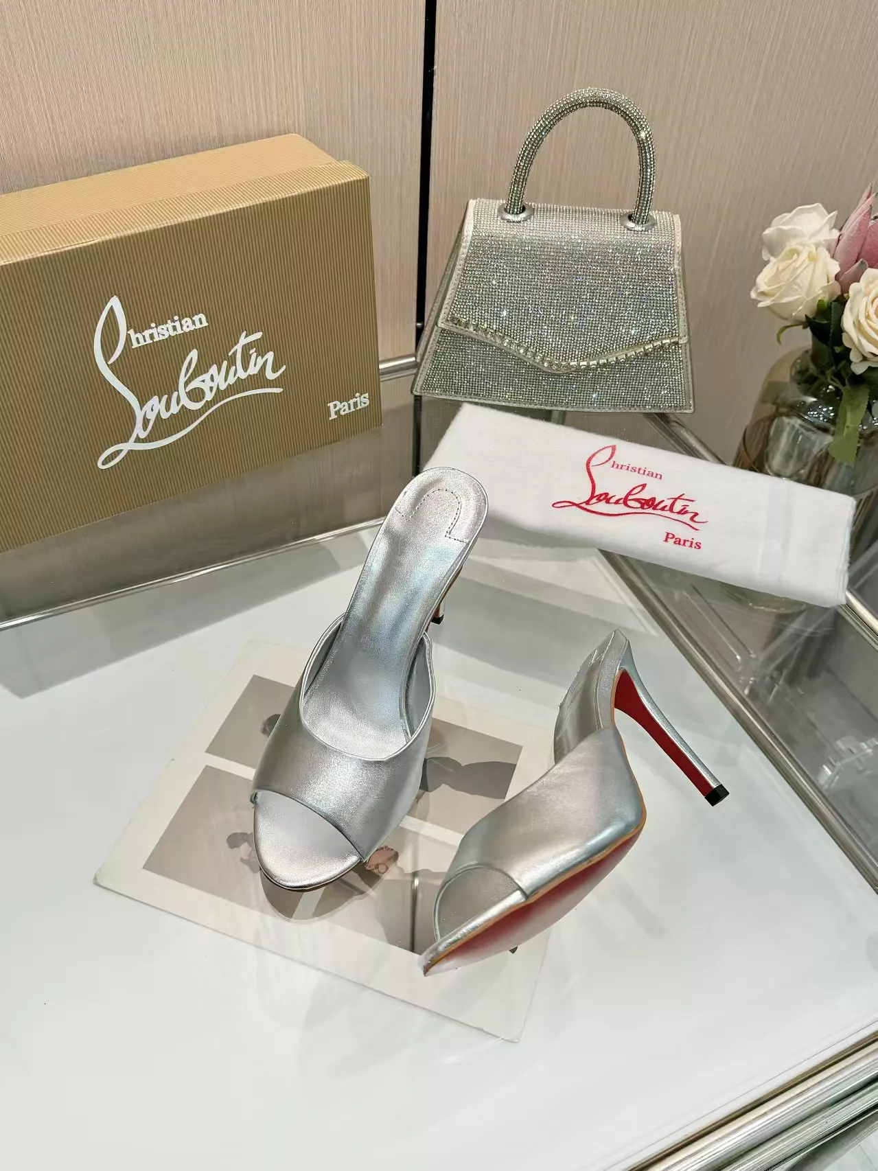 Modern 1656 Christian Louboutin CL Slippers For Women