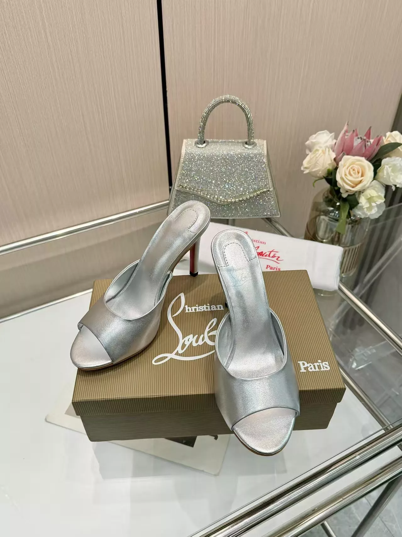 Modern 1656 Christian Louboutin CL Slippers For Women