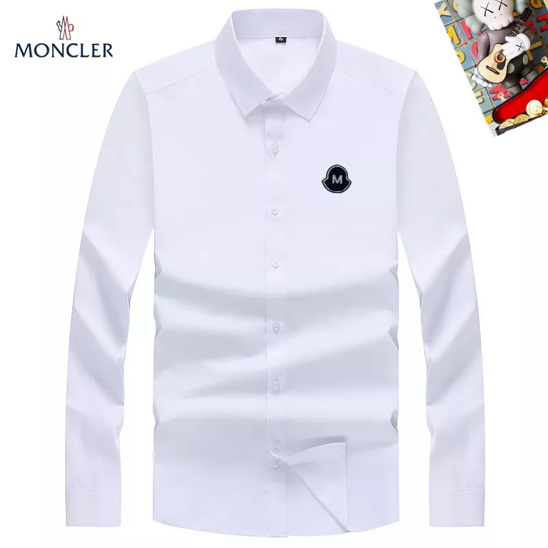Modern 1735 Moncler Shirts Long Sleeved For Men
