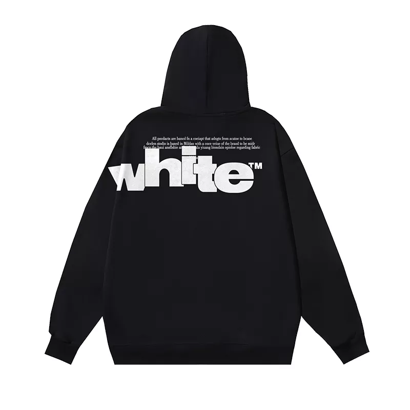 Modern 1738 Off-White Hoodies Long Sleeved For Unisex
