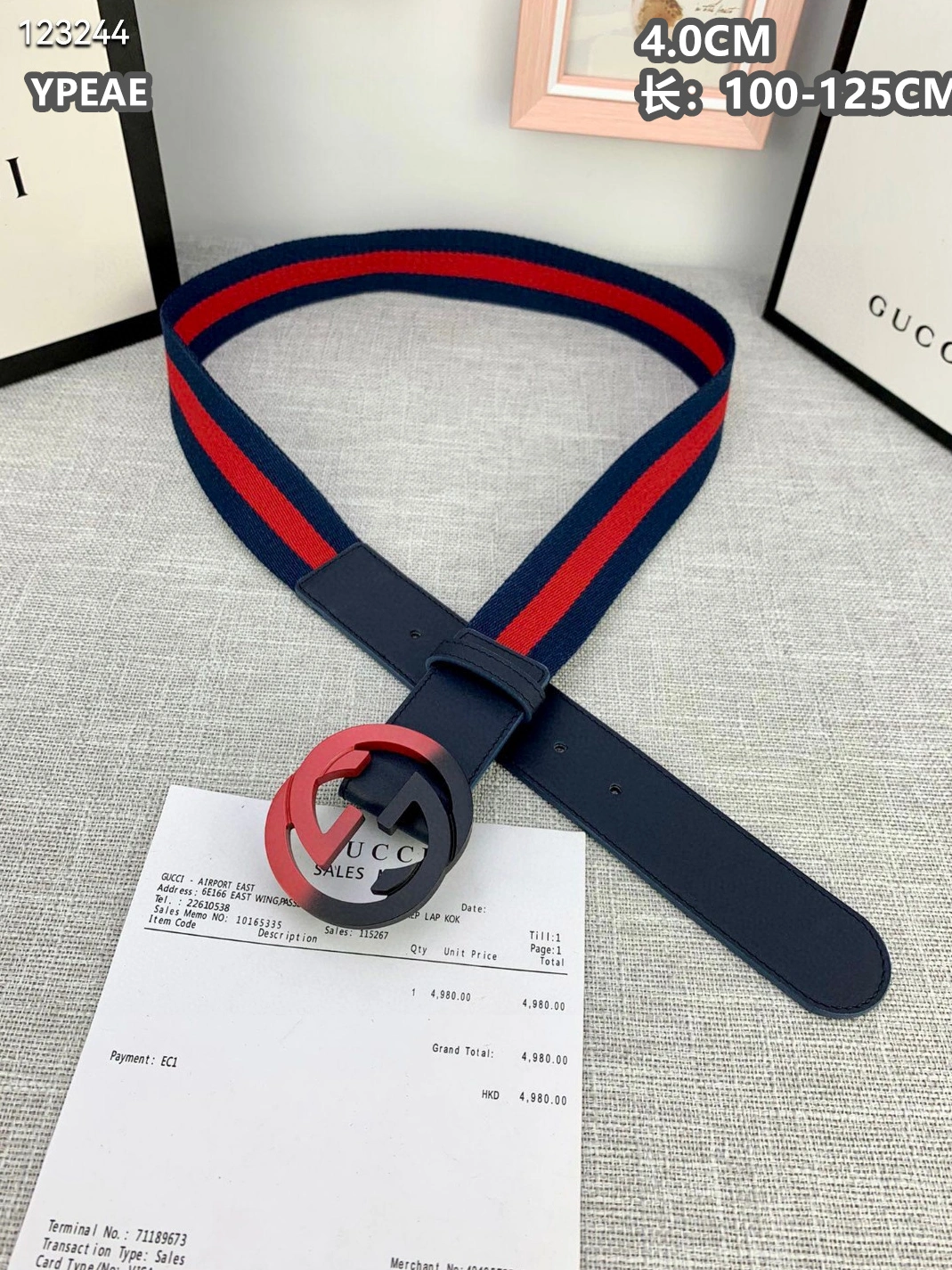 Modern 1740 Gucci AAA Quality Belts For Men