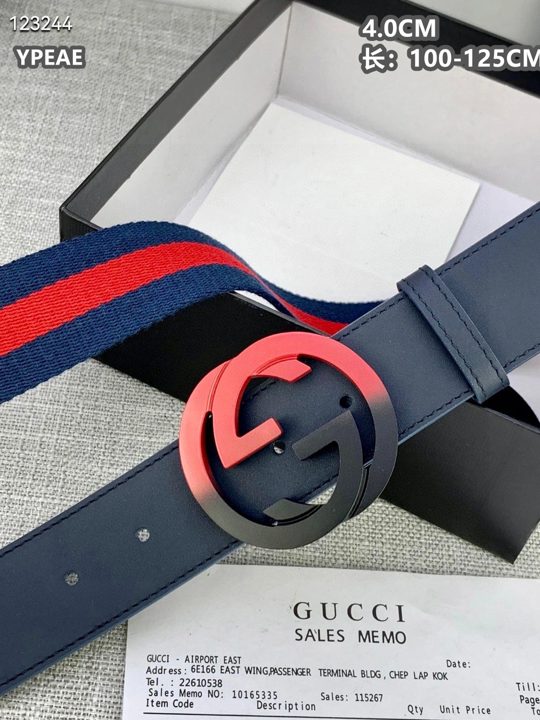 Modern 1740 Gucci AAA Quality Belts For Men