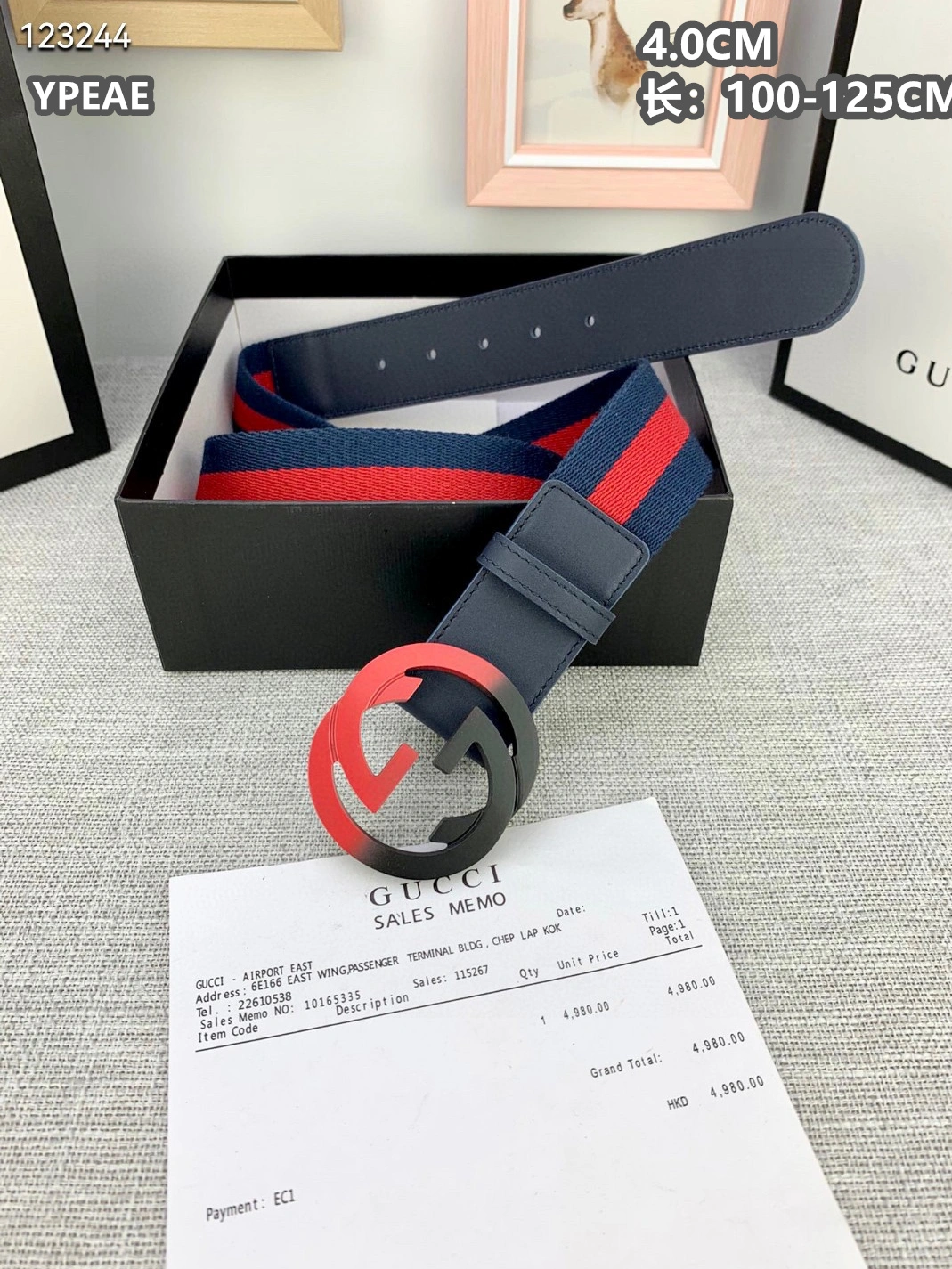 Modern 1740 Gucci AAA Quality Belts For Men