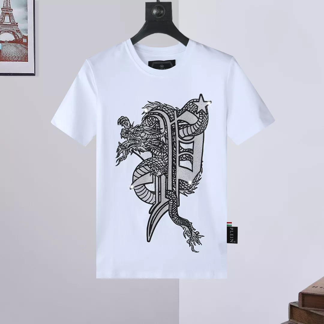 Modern 1857 Philipp Plein PP T-Shirts Short Sleeved For Men