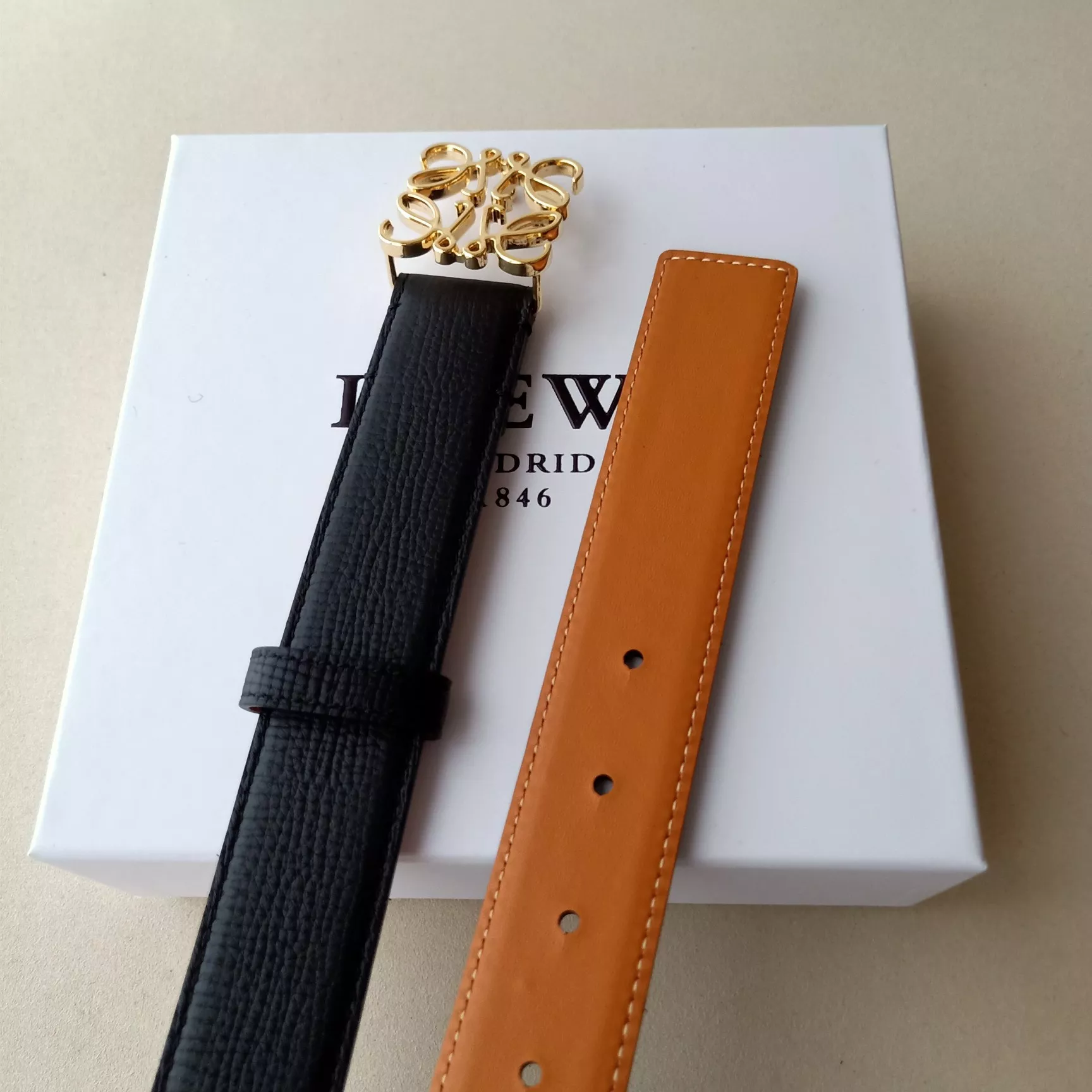 Modern 1956 LOEWE AAA Quality Belts In 3.2cm For Women
