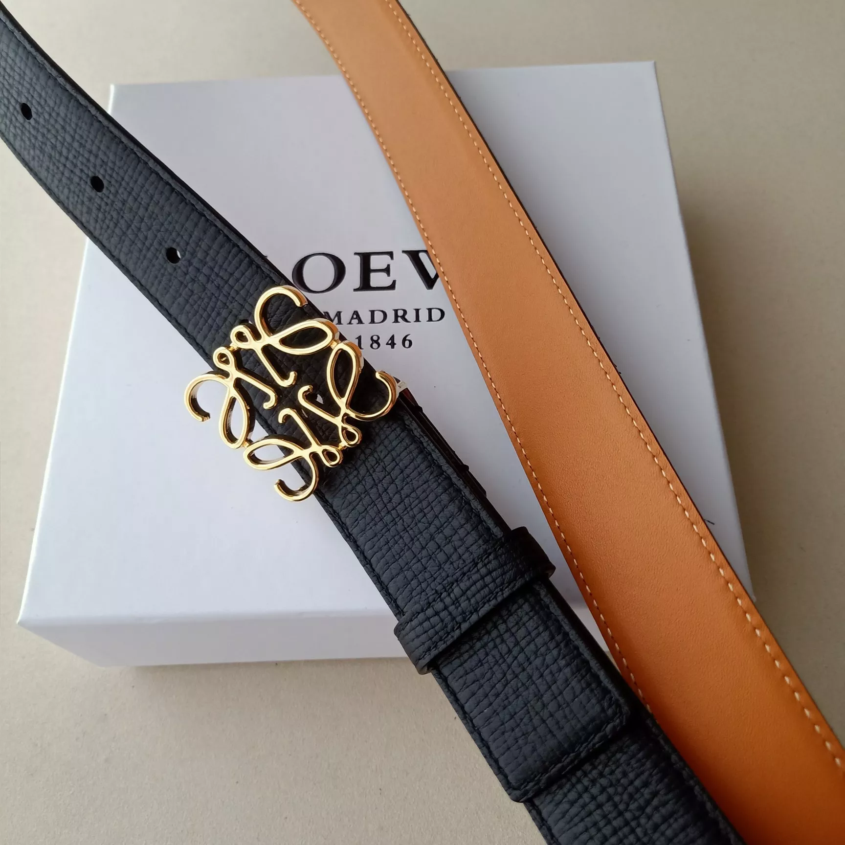 Modern 1956 LOEWE AAA Quality Belts In 3.2cm For Women