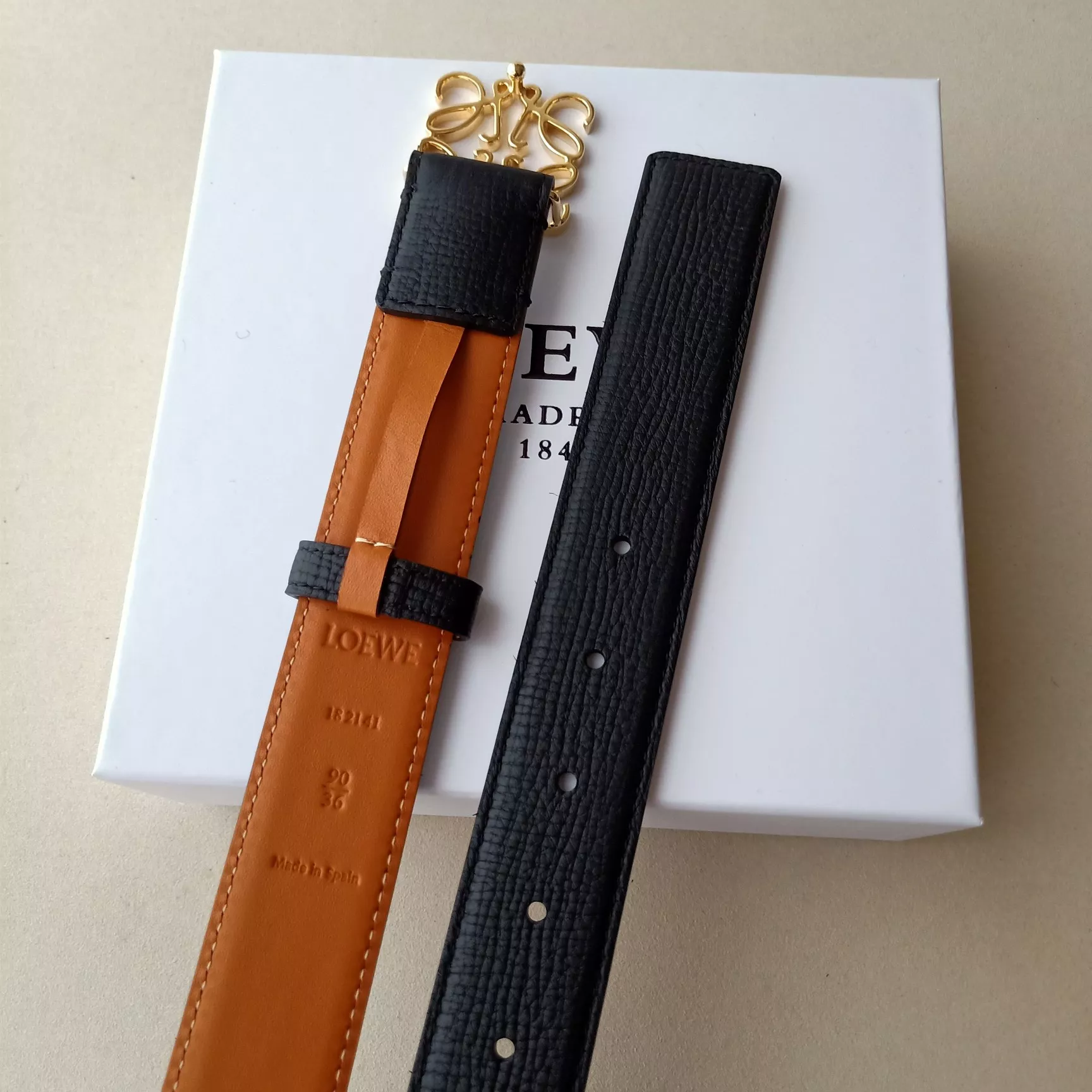 Modern 1956 LOEWE AAA Quality Belts In 3.2cm For Women