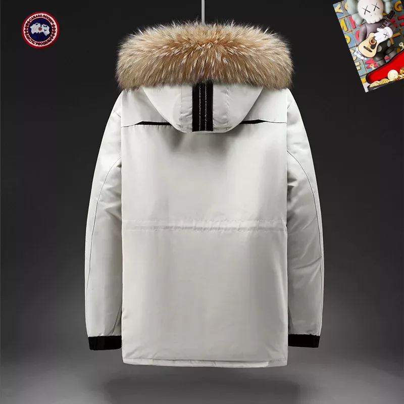 Modern 2403 Canada Goose Down Feather Coat Long Sleeved For Men