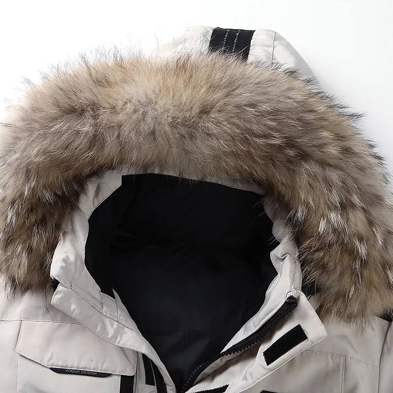 Modern 2403 Canada Goose Down Feather Coat Long Sleeved For Men