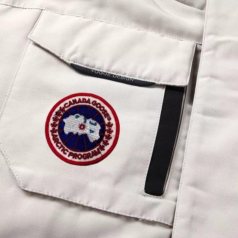 Modern 2403 Canada Goose Down Feather Coat Long Sleeved For Men