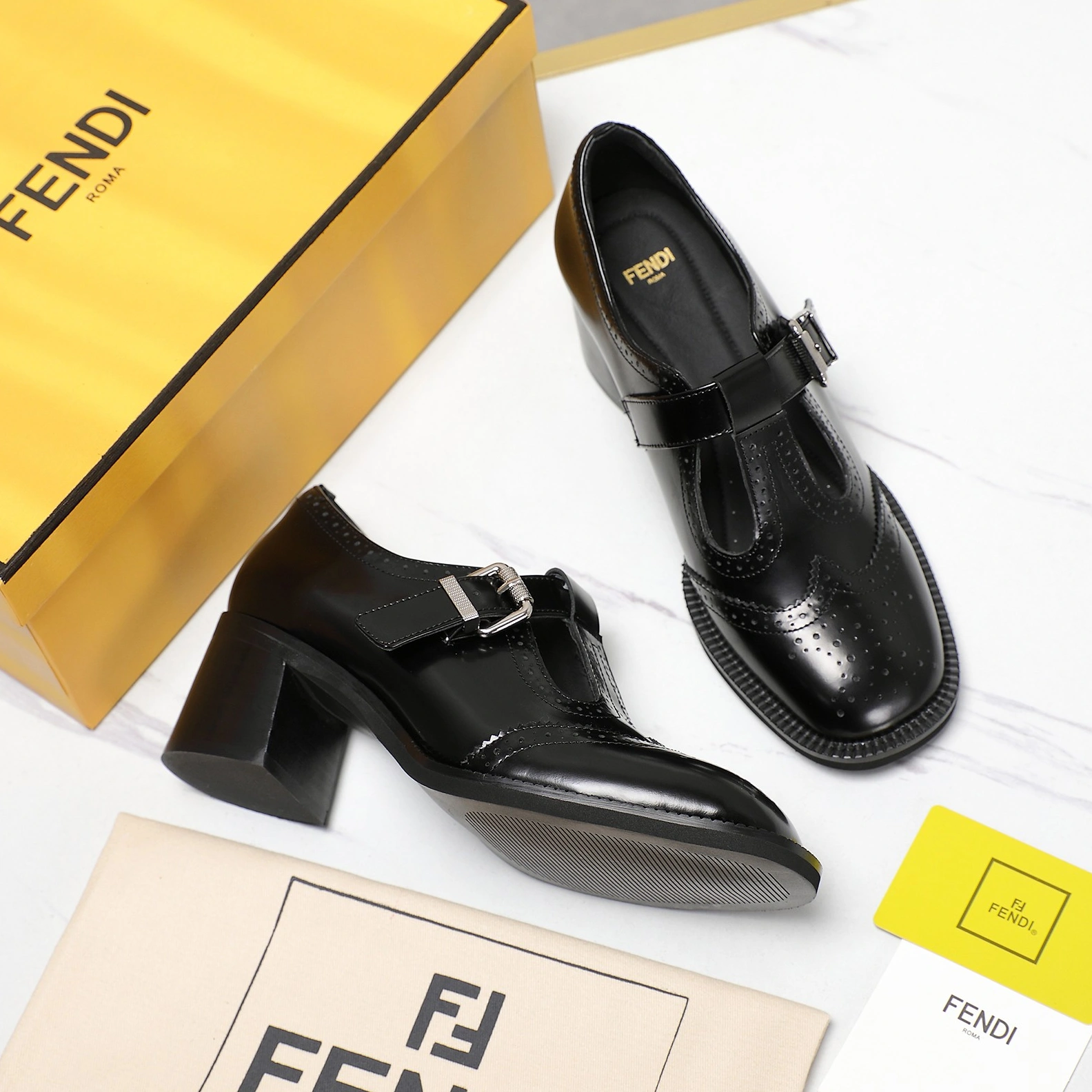 Modern 2673 Fendi High-Heeled Shoes For Women