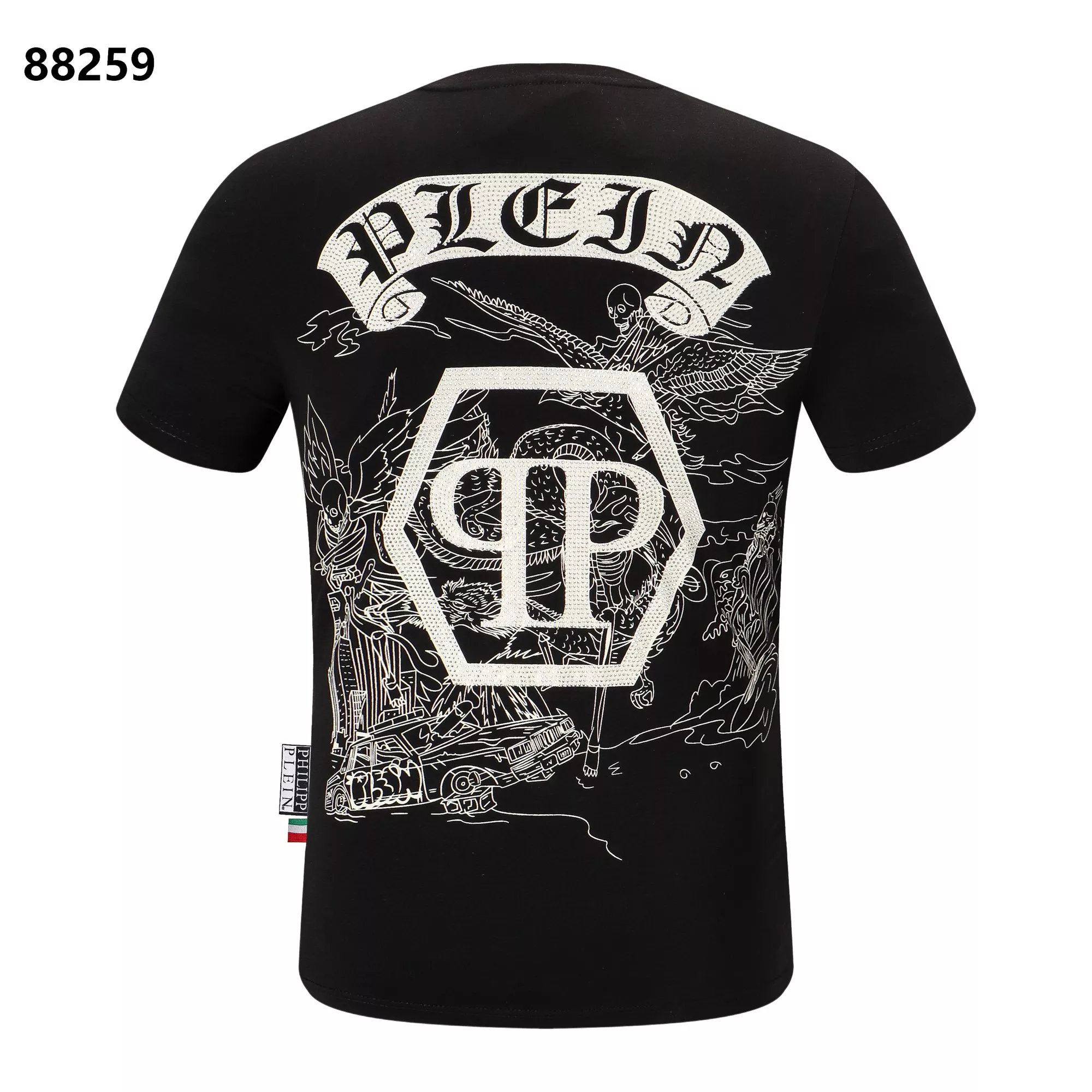 Modern 350 Philipp Plein PP T-Shirts Short Sleeved For Men