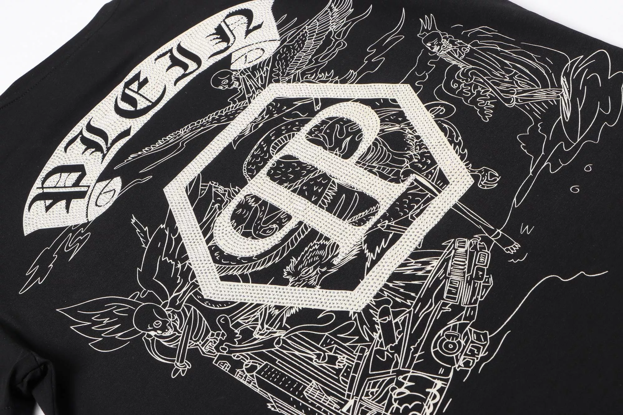 Modern 350 Philipp Plein PP T-Shirts Short Sleeved For Men