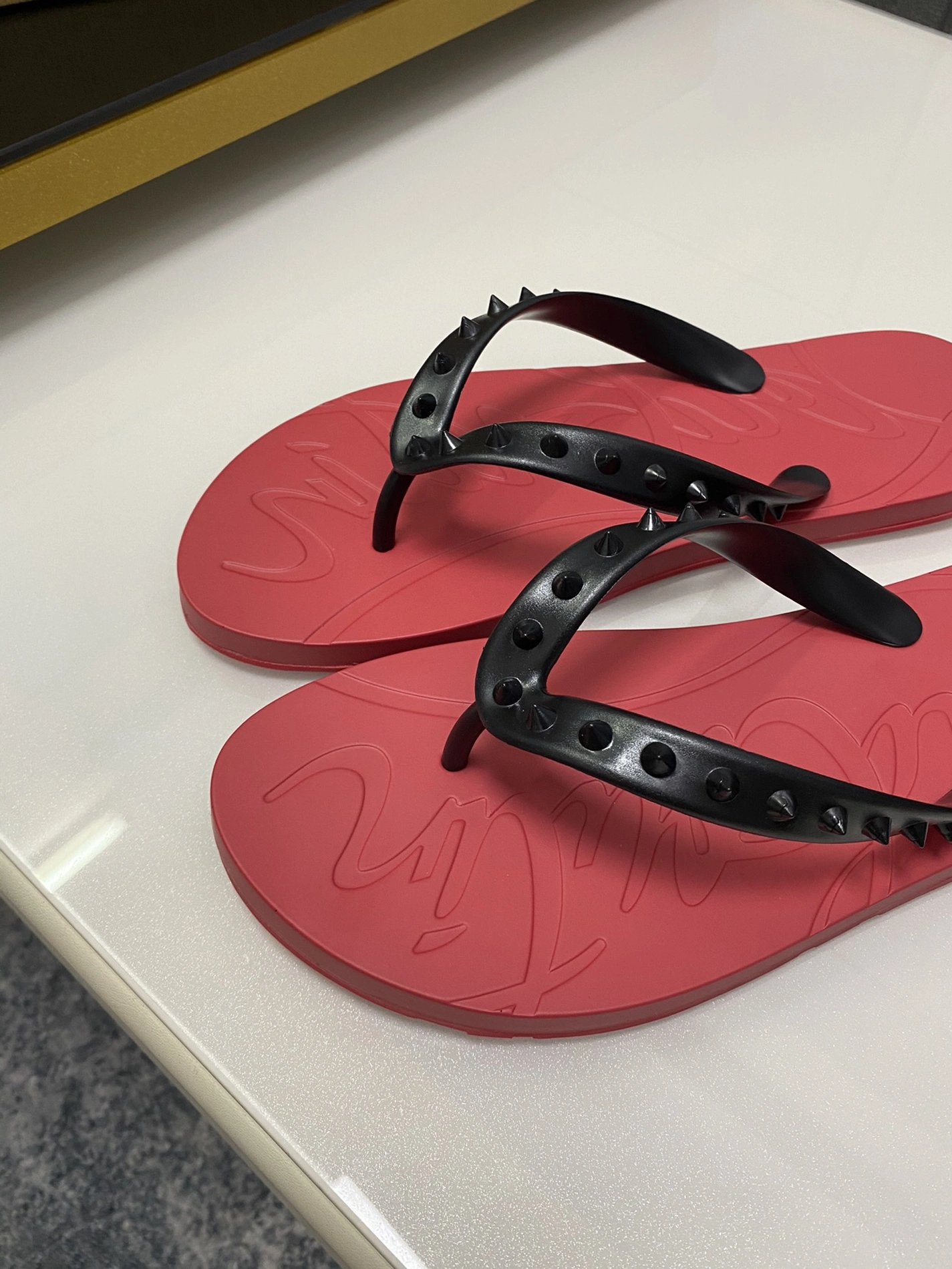 Modern 3763 Christian Louboutin CL Slippers For Men