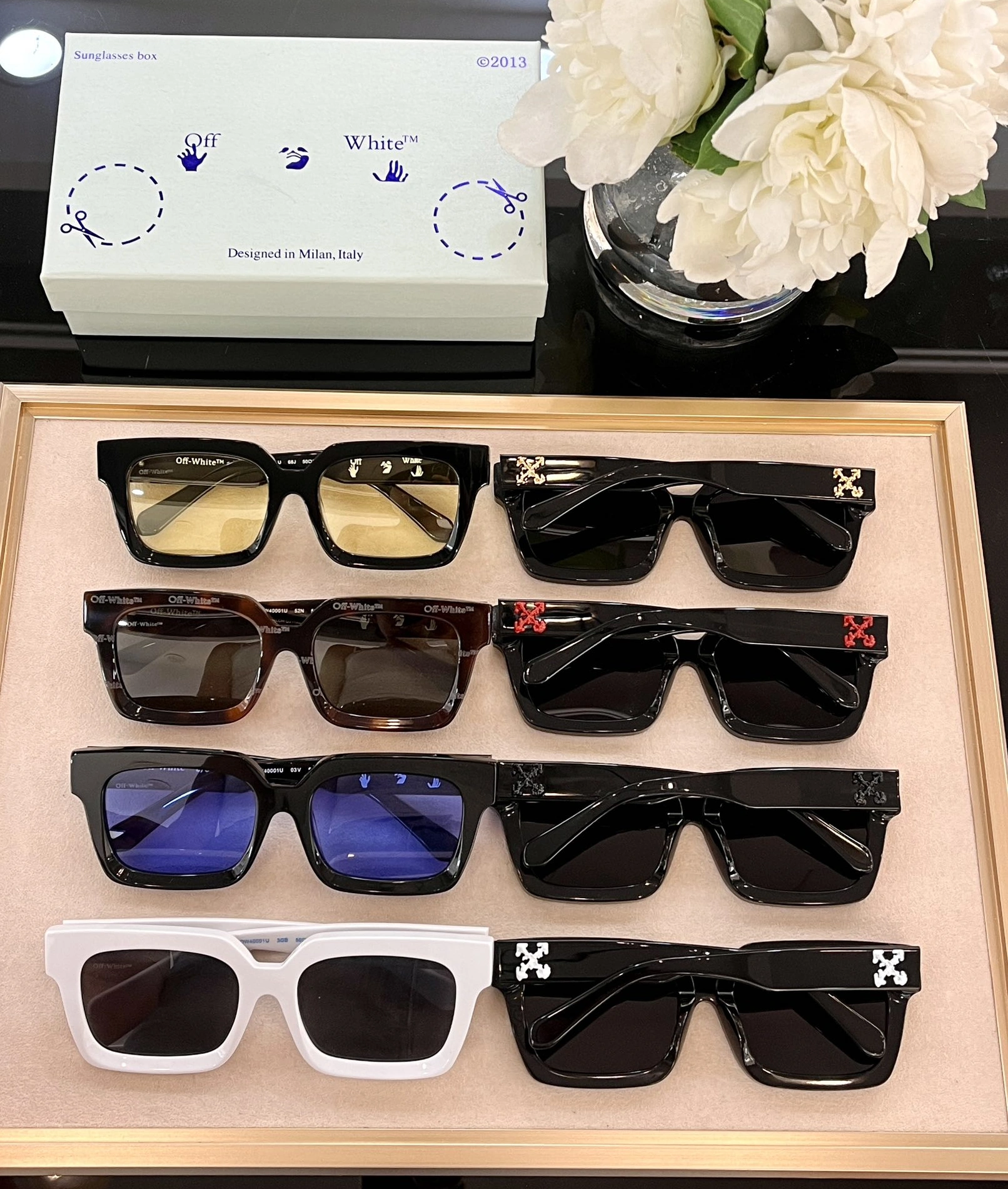 Modern 3952 Off-White AAA Quality Sunglasses