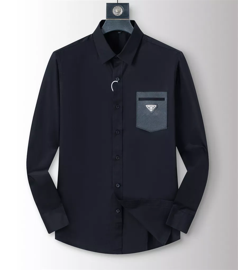 Modern 397 Prada Shirts Long Sleeved For Men